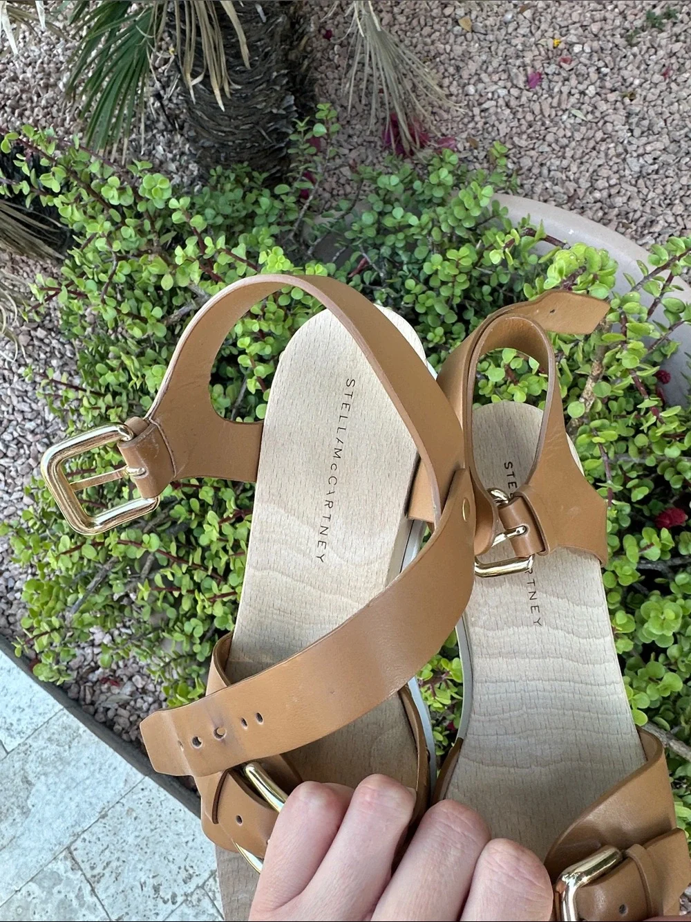 100% authentic Stella McCartney Elyse platform sandals